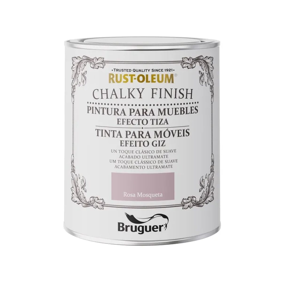 Pintura Bruguer Rust-Oleum Chalky Finish 5733892 Muebles 750 Ml Rosa Mosqueta