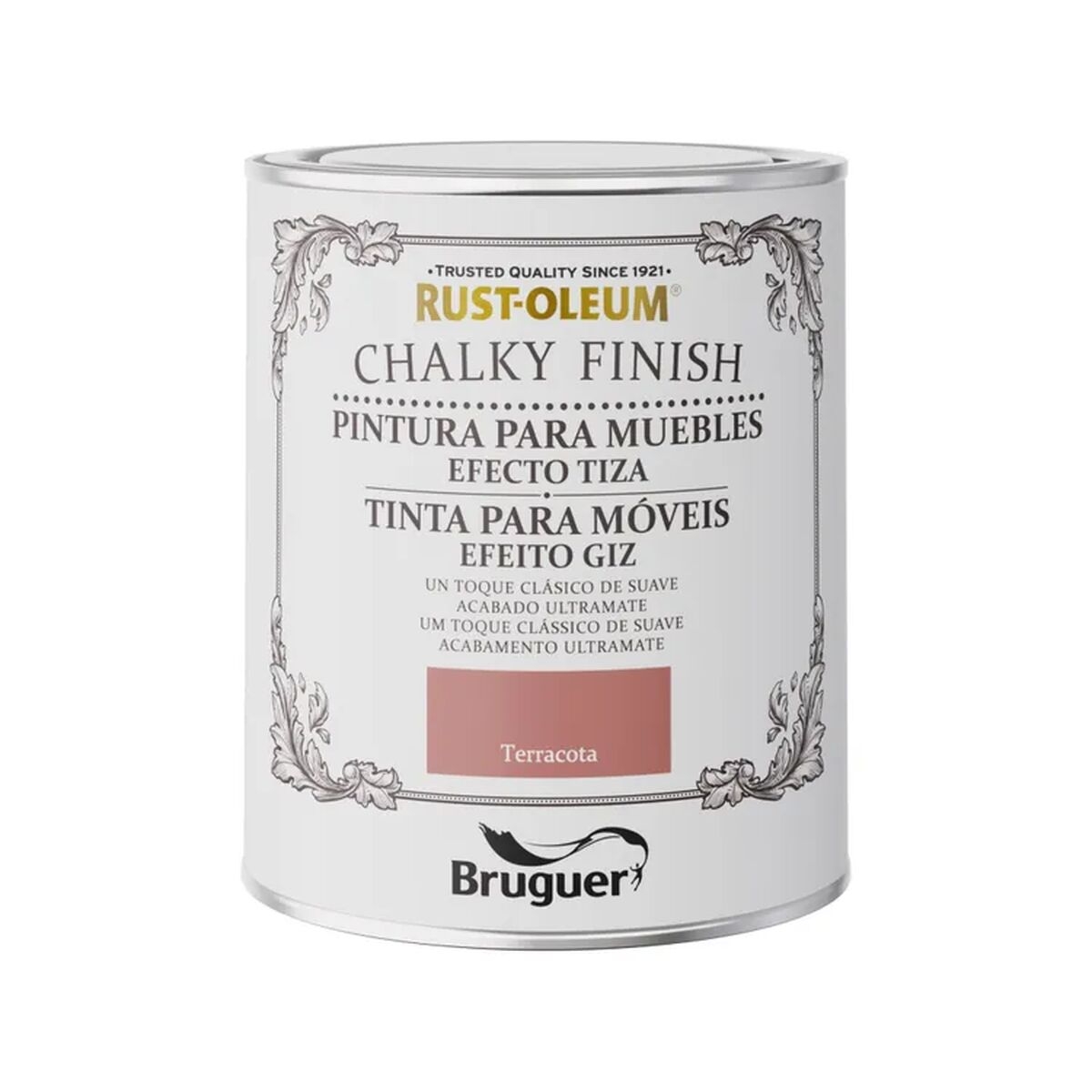 Pintura Bruguer Rust-Oleum Chalky Finish 5733893 Muebles Terracota 750 Ml