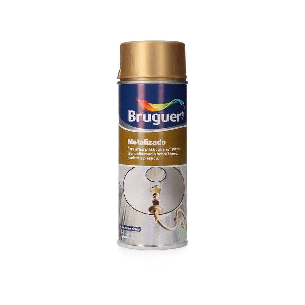 Pintura En Spray Bruguer 5198001 Metalizado Dorado 400 Ml