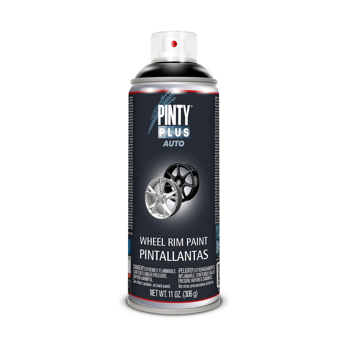 Pintura En Spray Pintyplus Auto L104 400 Ml Llanta Negro