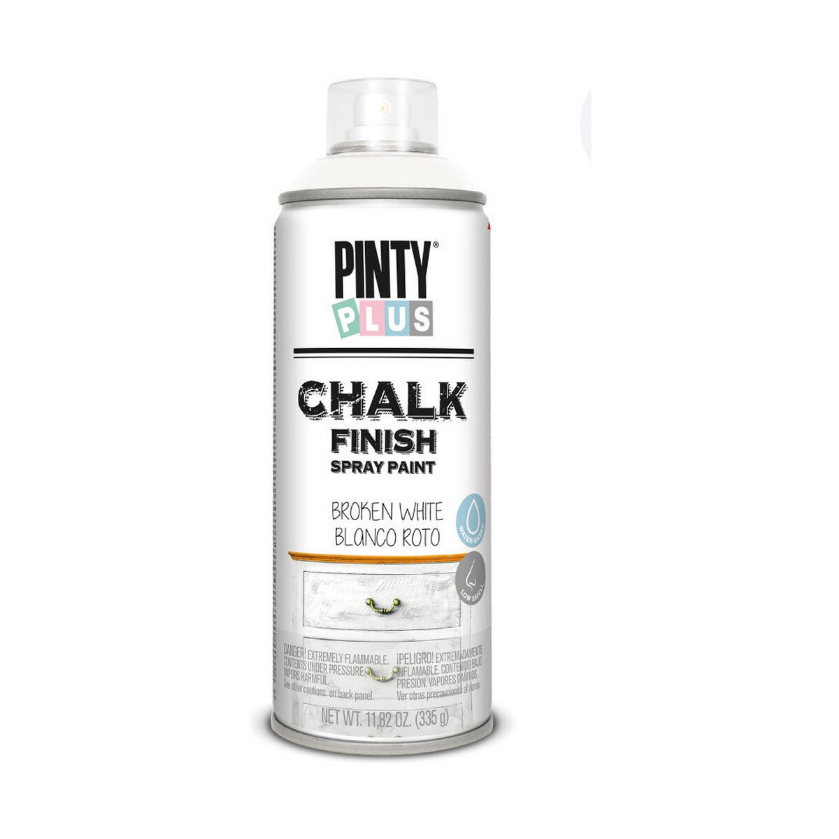 Pintura En Spray Pintyplus Ck788 Chalk 400 Ml Blanco Natural