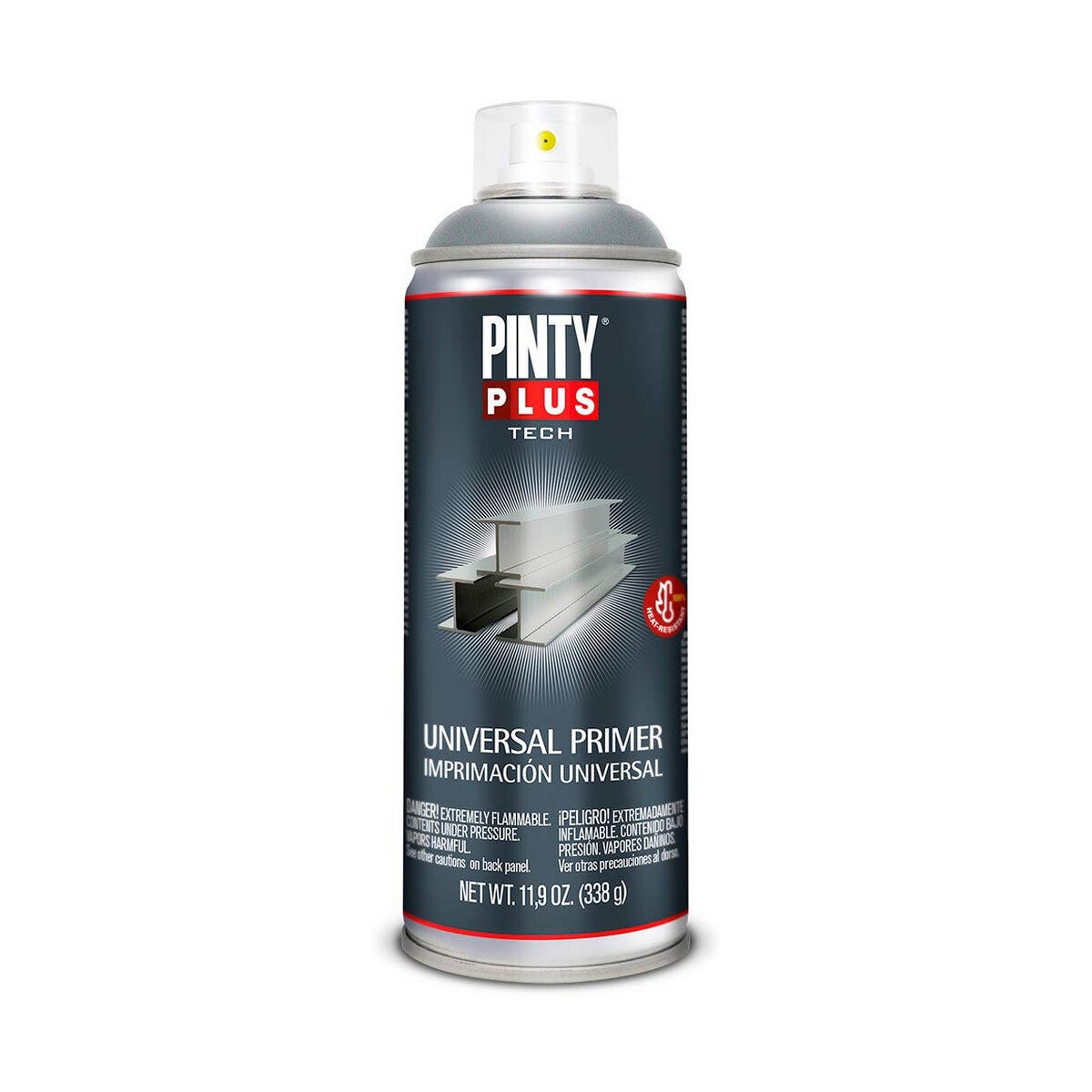 Pintura En Spray Pintyplus Tech I113 Universal 400 Ml Imprimación Gris