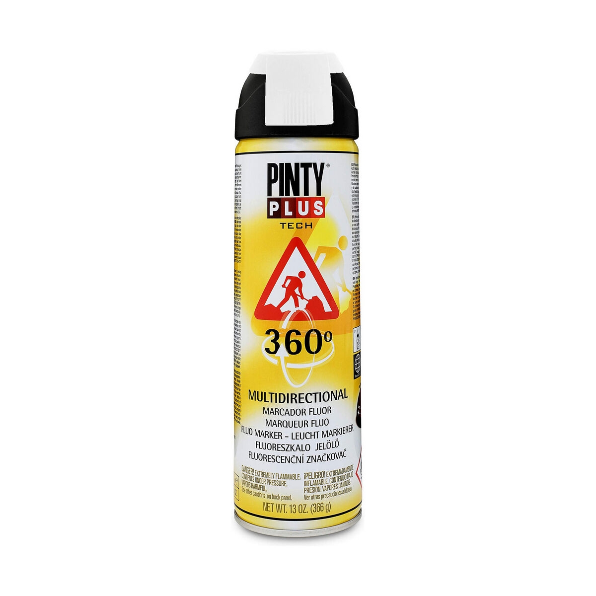 Pintura En Spray Pintyplus Tech T101 360º Blanco 500 Ml