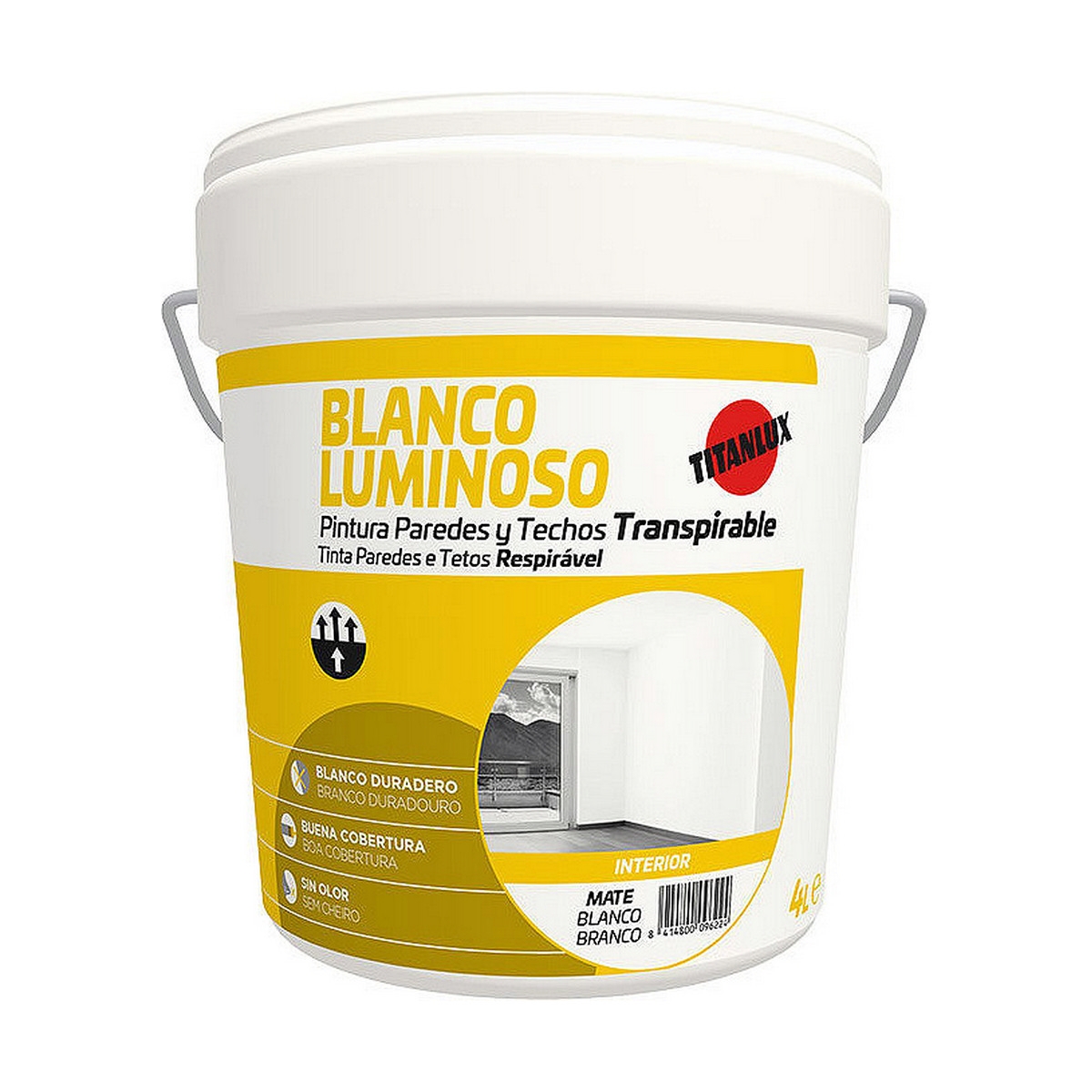 Pintura Titan 4 L Blanco