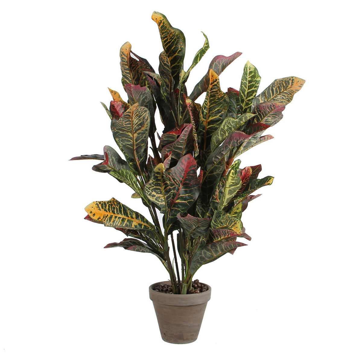 Planta Decorativa Mica Decorations Croton Verde Pvc (73 X 40 Cm)