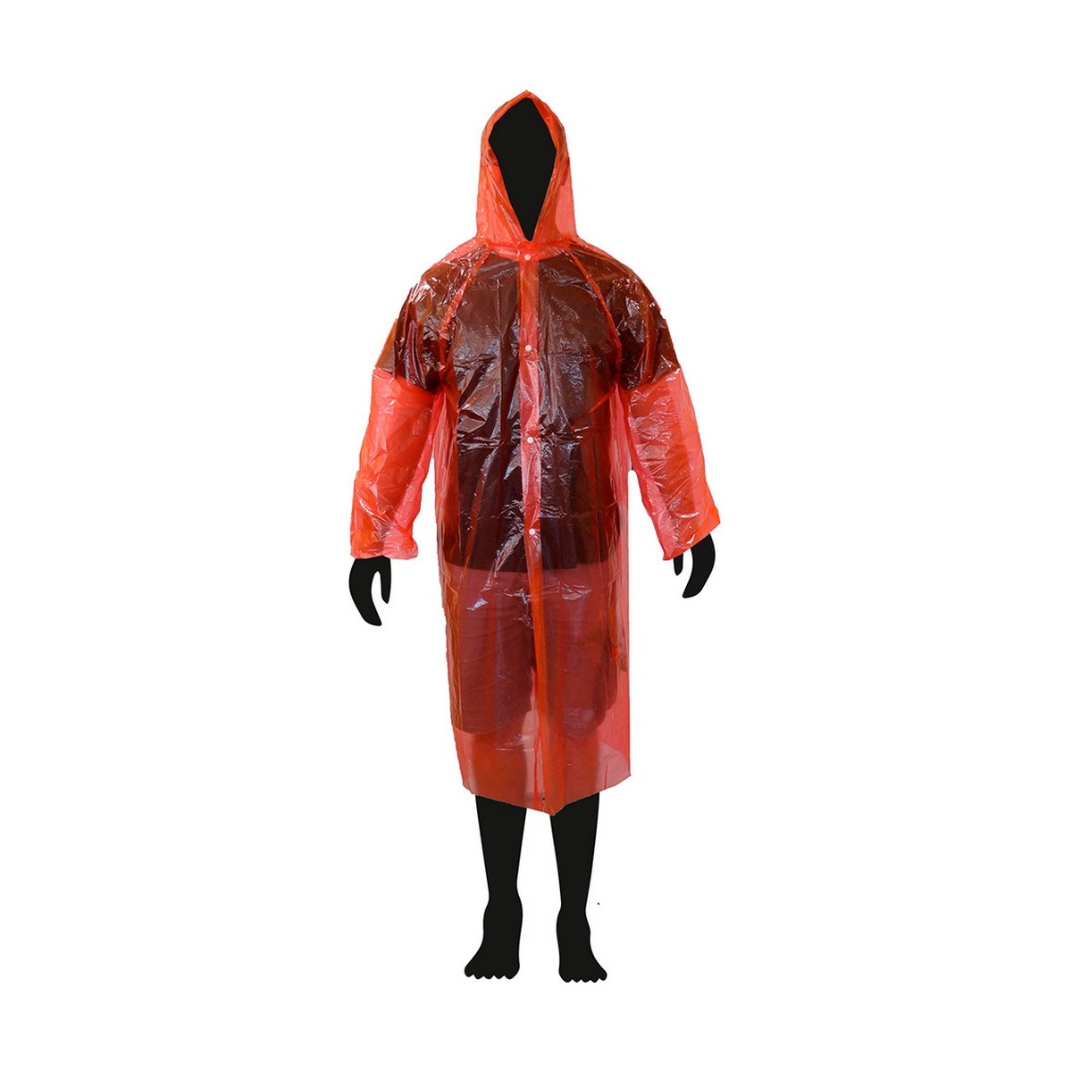 Poncho Impermeable Con Capucha Bensontools Transparente (Talla única)