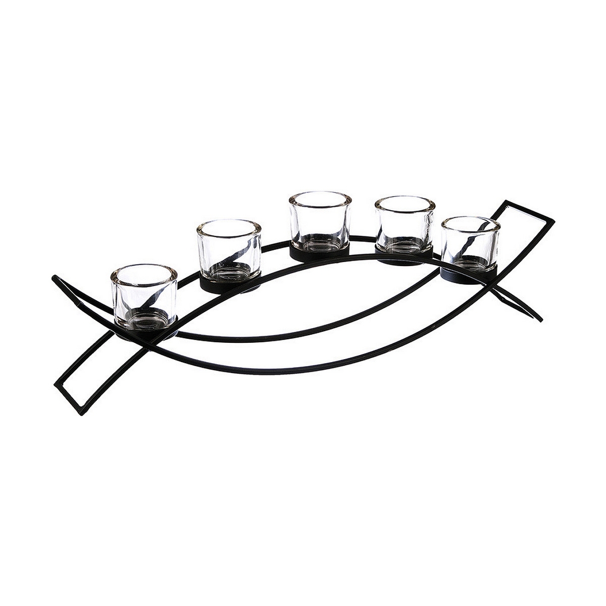 Portavelas Atmosphera Tealight Metal (55 X 13,5 X 9 Cm)