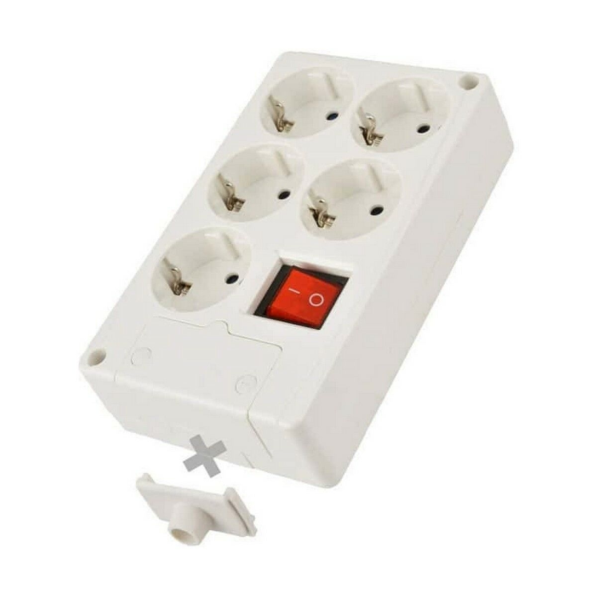 Regleta Enchufes 5 Tomas Con Interruptor Solera 8105Il 3500 W 16 A