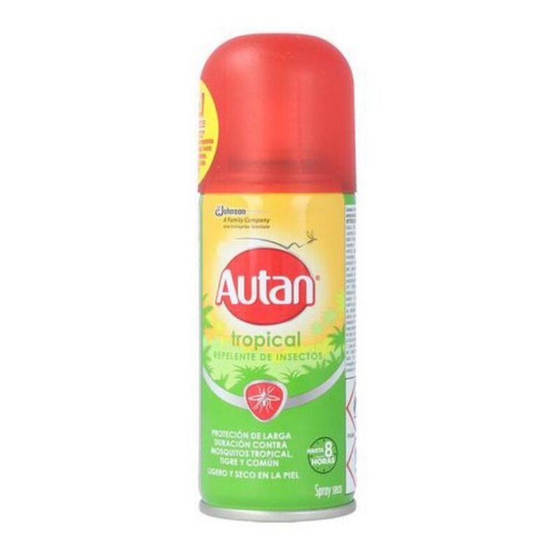 Repelente de Mosquitos Común y Tigre Autan Tropical 100 Ml 8 Horas Spray