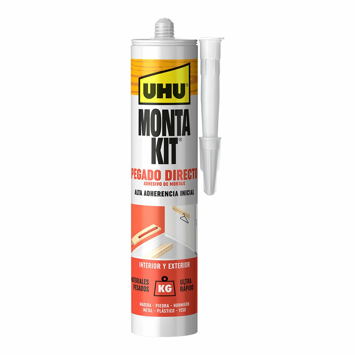 Sellador/adhesivo Uhu 6310642 Montakit Profesional Blanco