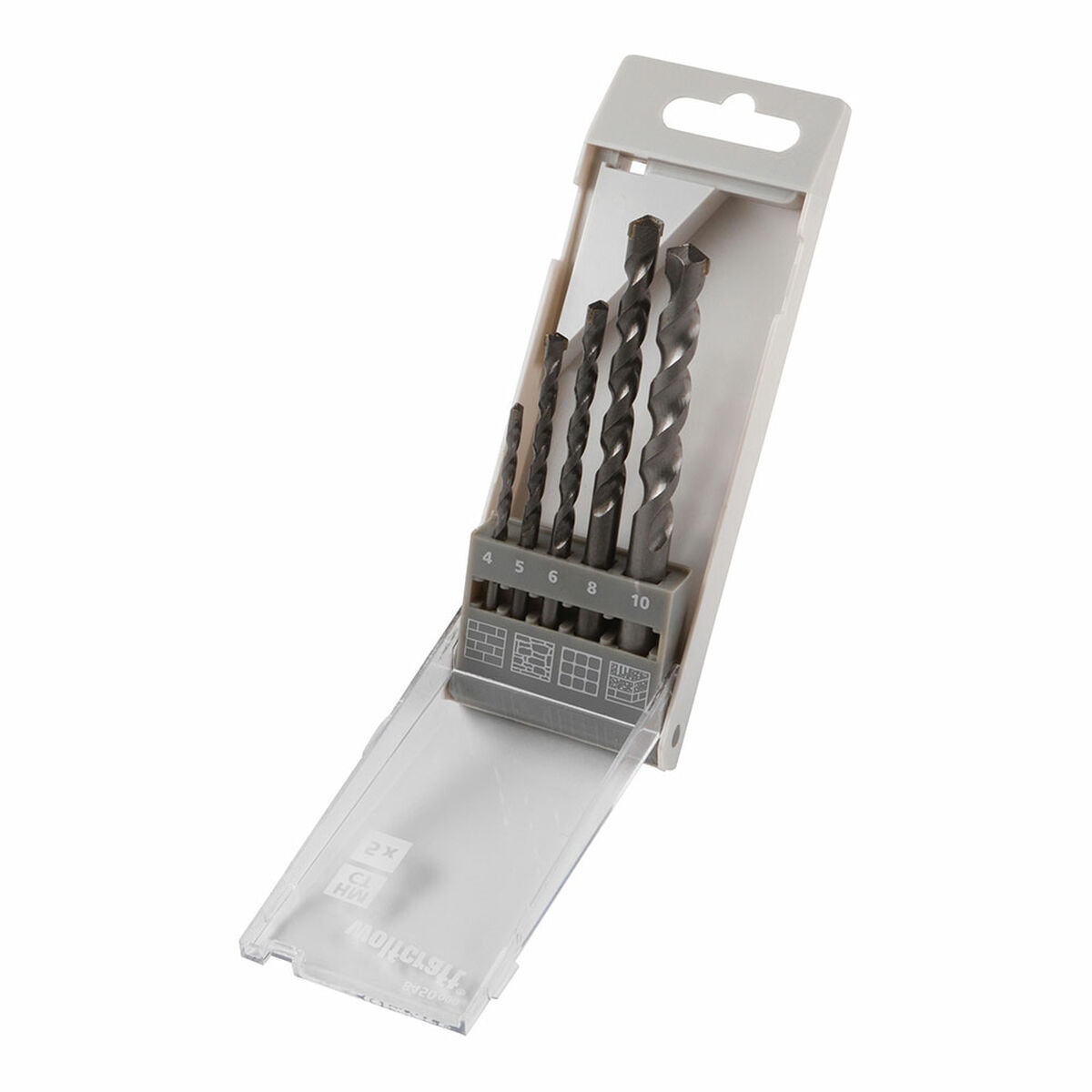 Set de Brocas Wolfcraft 8450000 Piedra 5 Piezas