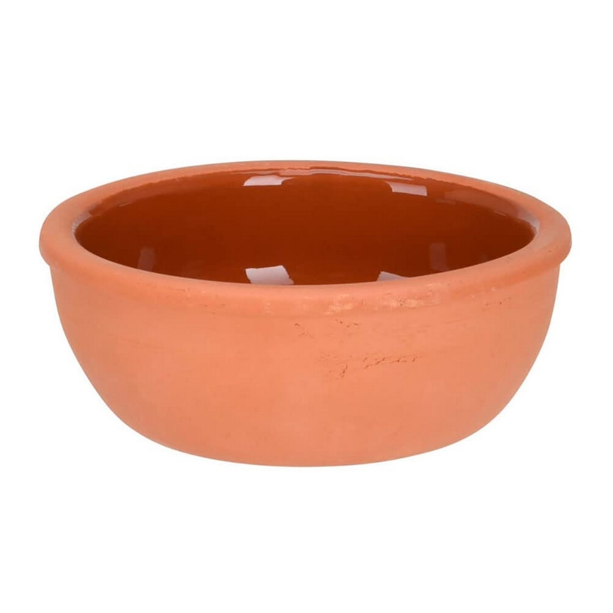 Set de Cuencos Excellent Houseware Barro Cocido Aperitivo Terracota 150 Ml 4 Piezas (ø 10,4 X 4,2 Cm)