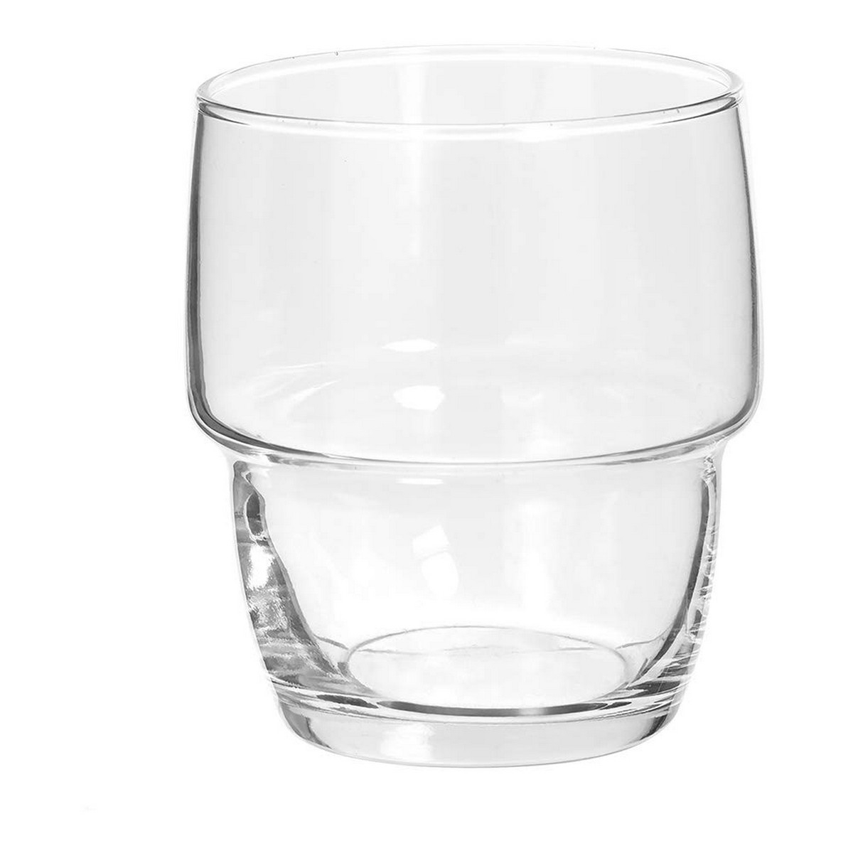 Set de Vasos Secret de Gourmet Bottom Cup Cristal (280 Ml) (6 Piezas)