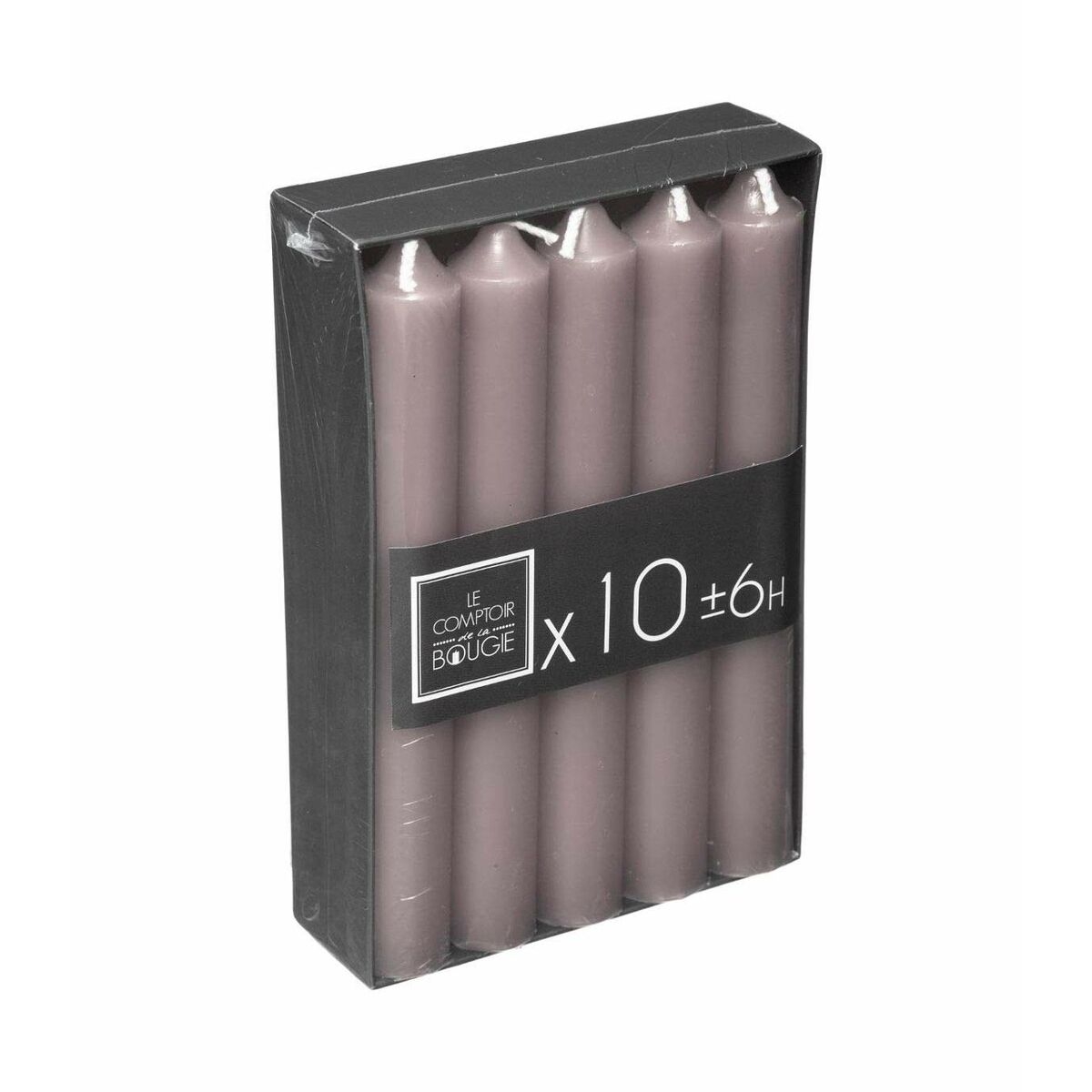 Set de Velas Atmosphera 2 X 16 Cm Gris 45 G