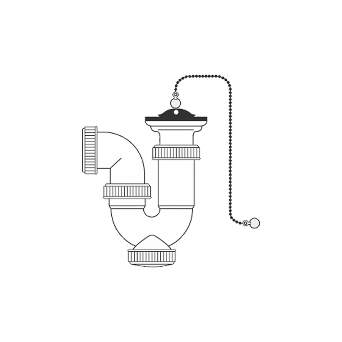 Sifón de Lavabo Mirtak Pvc