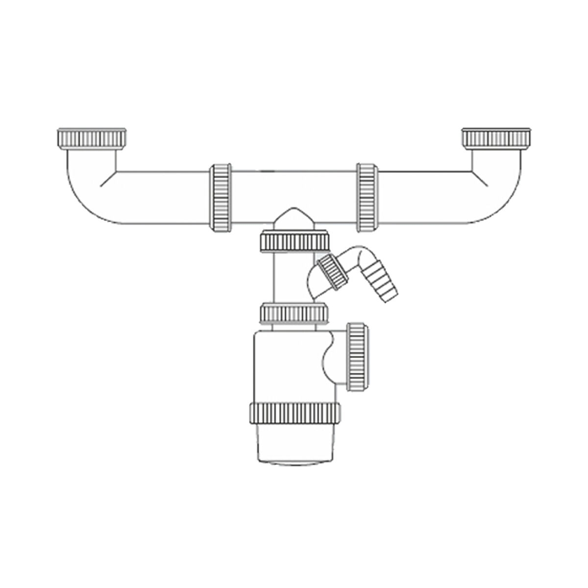 Sifón de Lavabo Mirtak Pvc