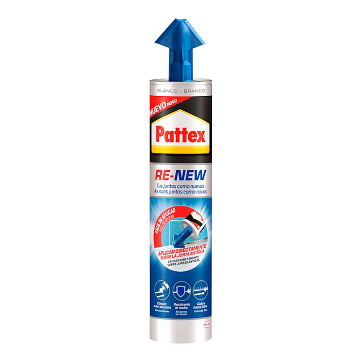 Silicona Pattex Re-New Blanco 280 Ml