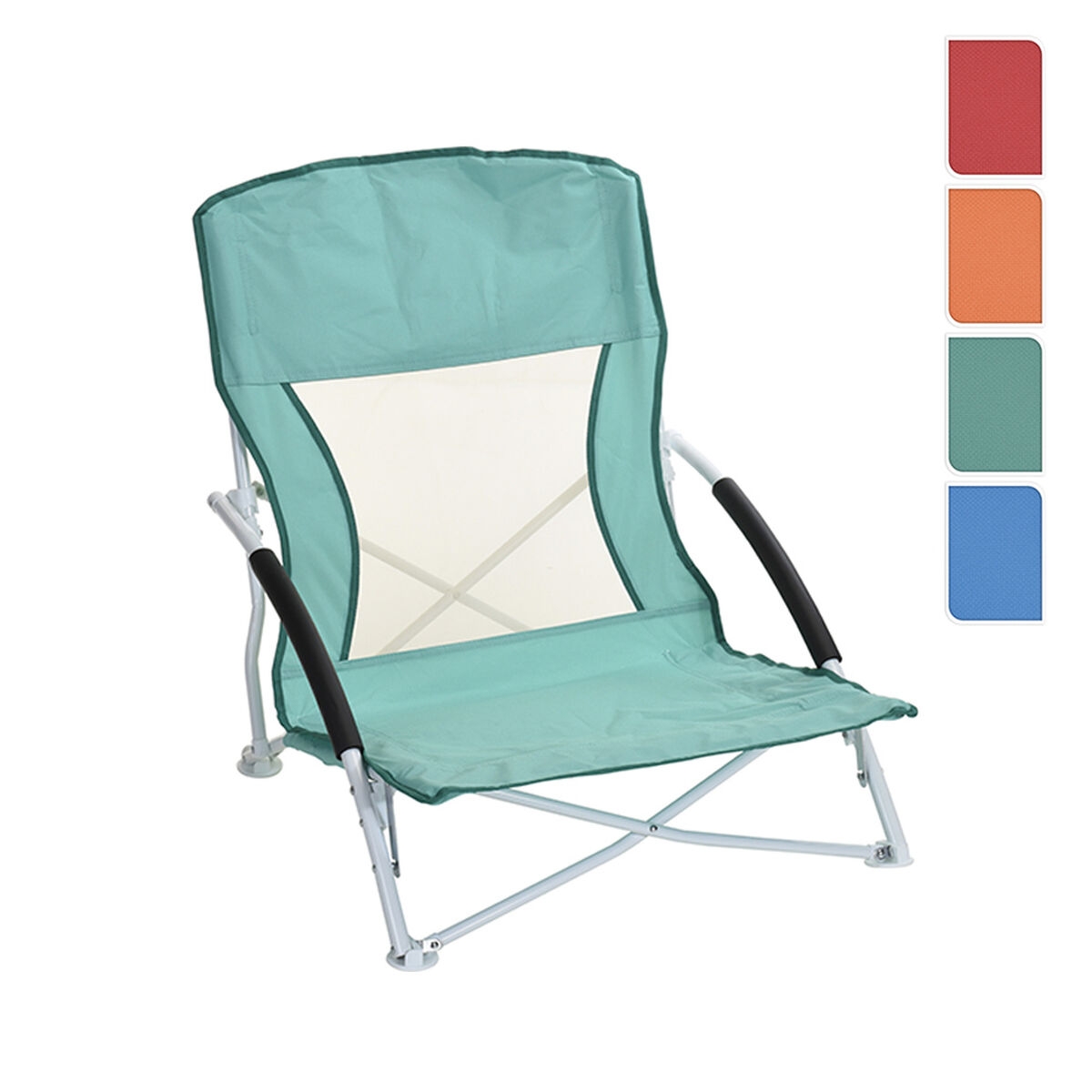 Silla de Playa Plegable 50 X 40 X 65 Cm