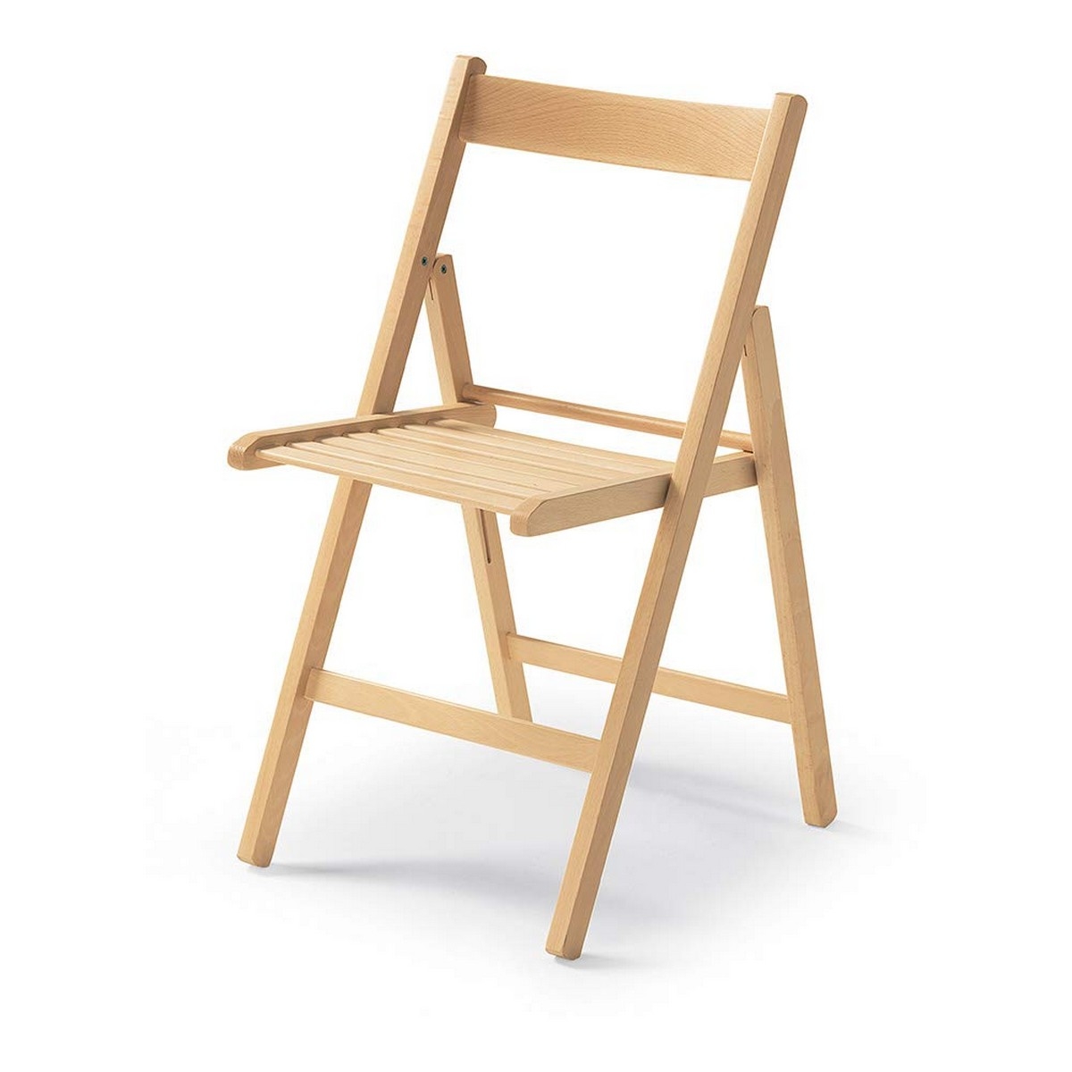 Silla Plegable Madera Marrón (79 X 42,5 X 47,5 Cm)