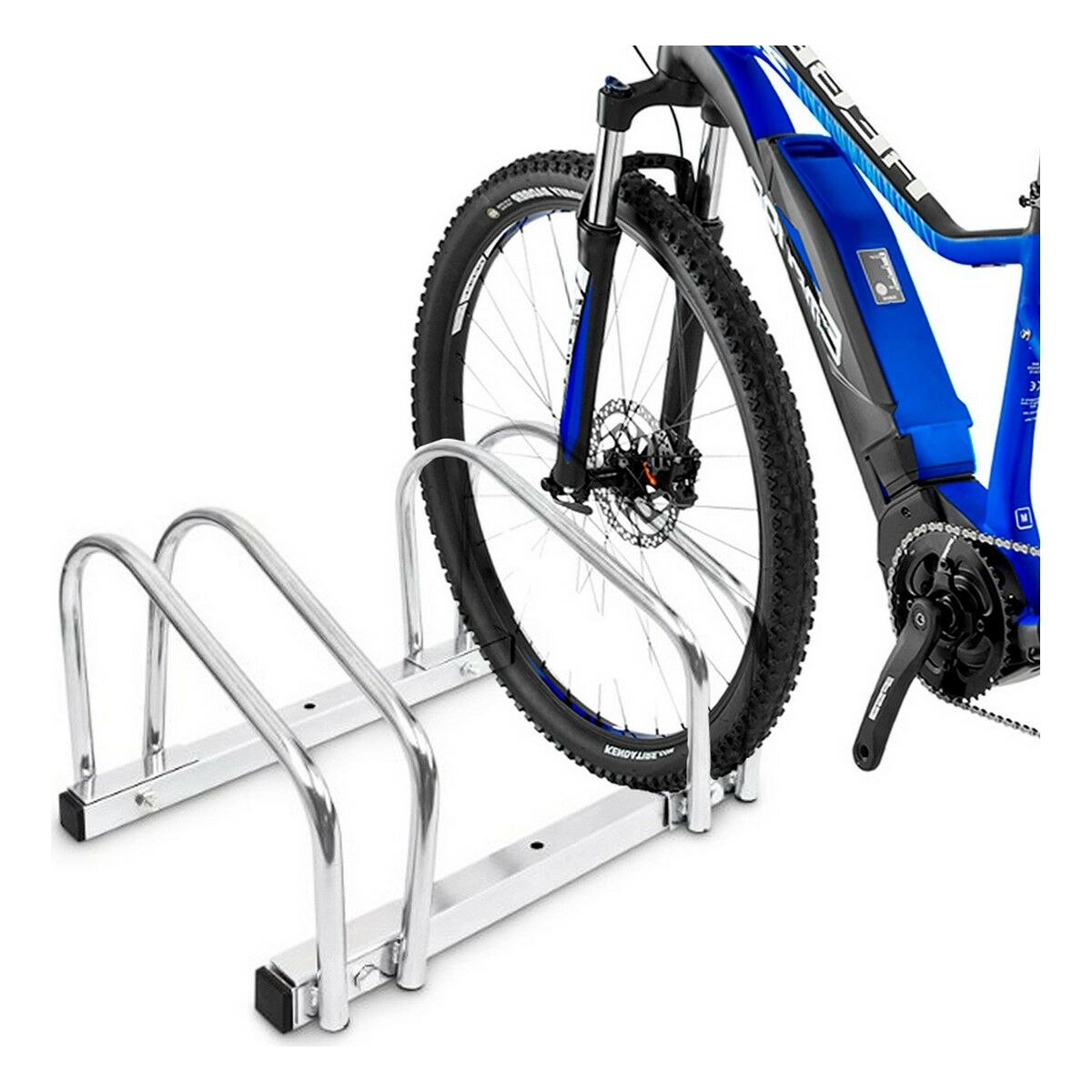 Soporte de Bicicleta Dunlop Suelo 2 Plazas 27 X 40 X 32,5 Cm Acero