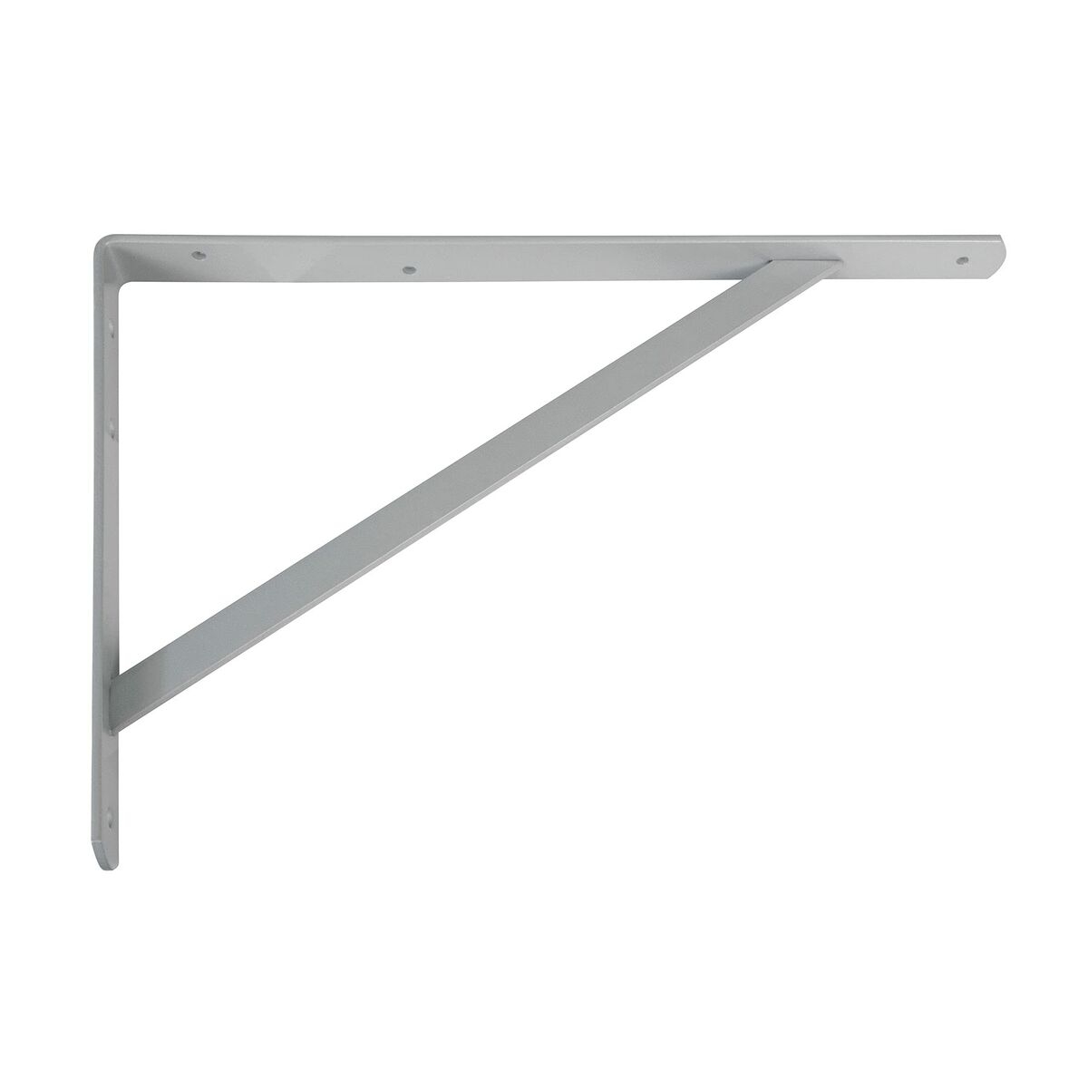 Soporte de Pared Amig 9-9806 Estantes Gris Acero (25 X 20 Cm)