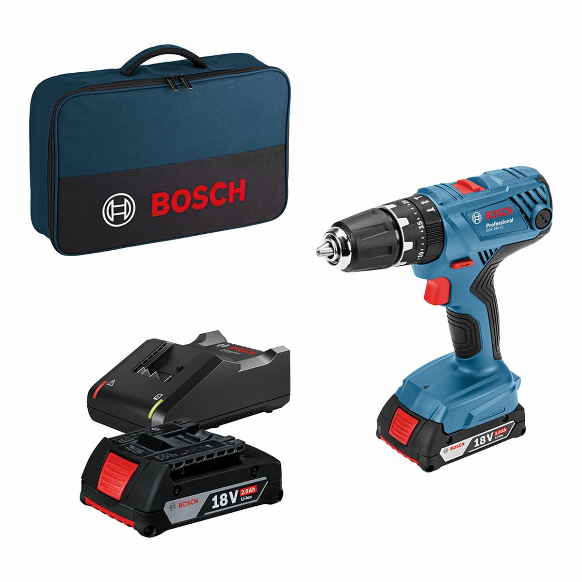 Taladro Percutor Bosch 0615990K41 18 V