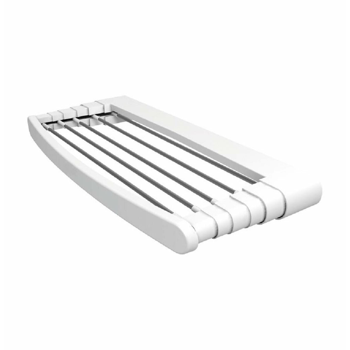 Tendedero Retráctil Vileda Genius 70 de Pared Aluminio Blanco Resina (70 X 38 X 6 Cm) (5 M)