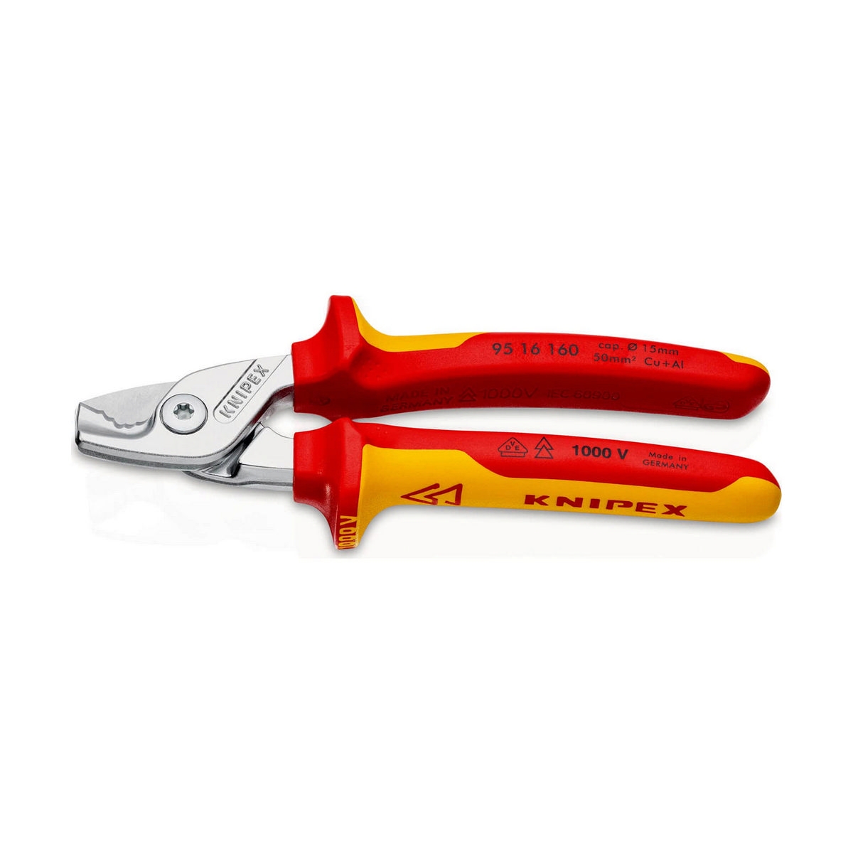 Tijeras Knipex 9516160Sb Pelacables 160 Mm