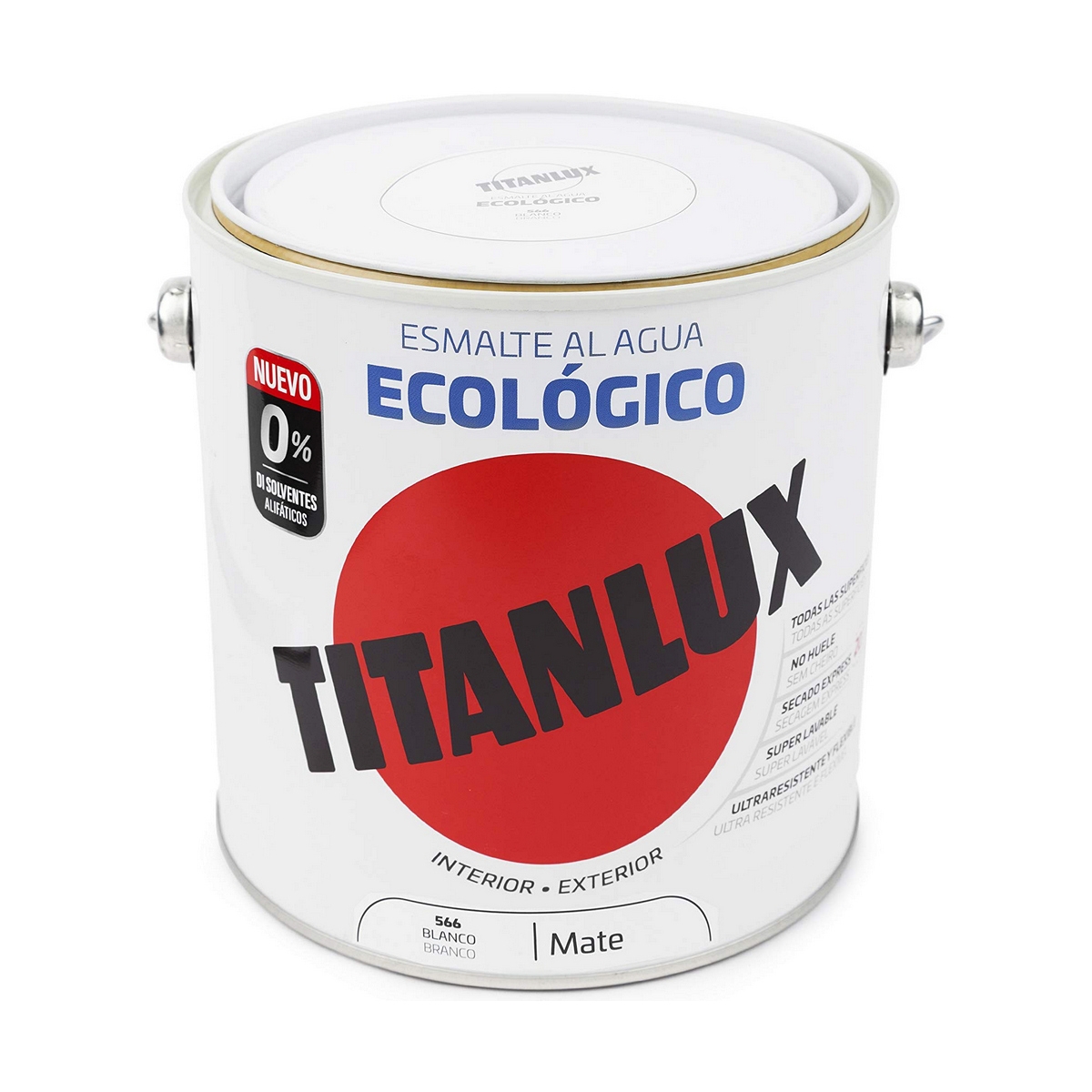 Tratamiento Titanlux 02T056625 Esmalte Base Al Agua 2,5 L