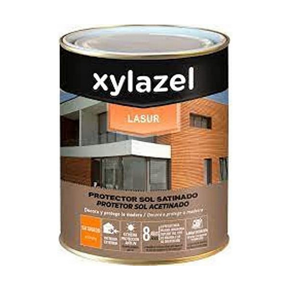 Tratamiento Xylazel Lasur Protector Solar 750 Ml Incoloro 75 Cl Satinado