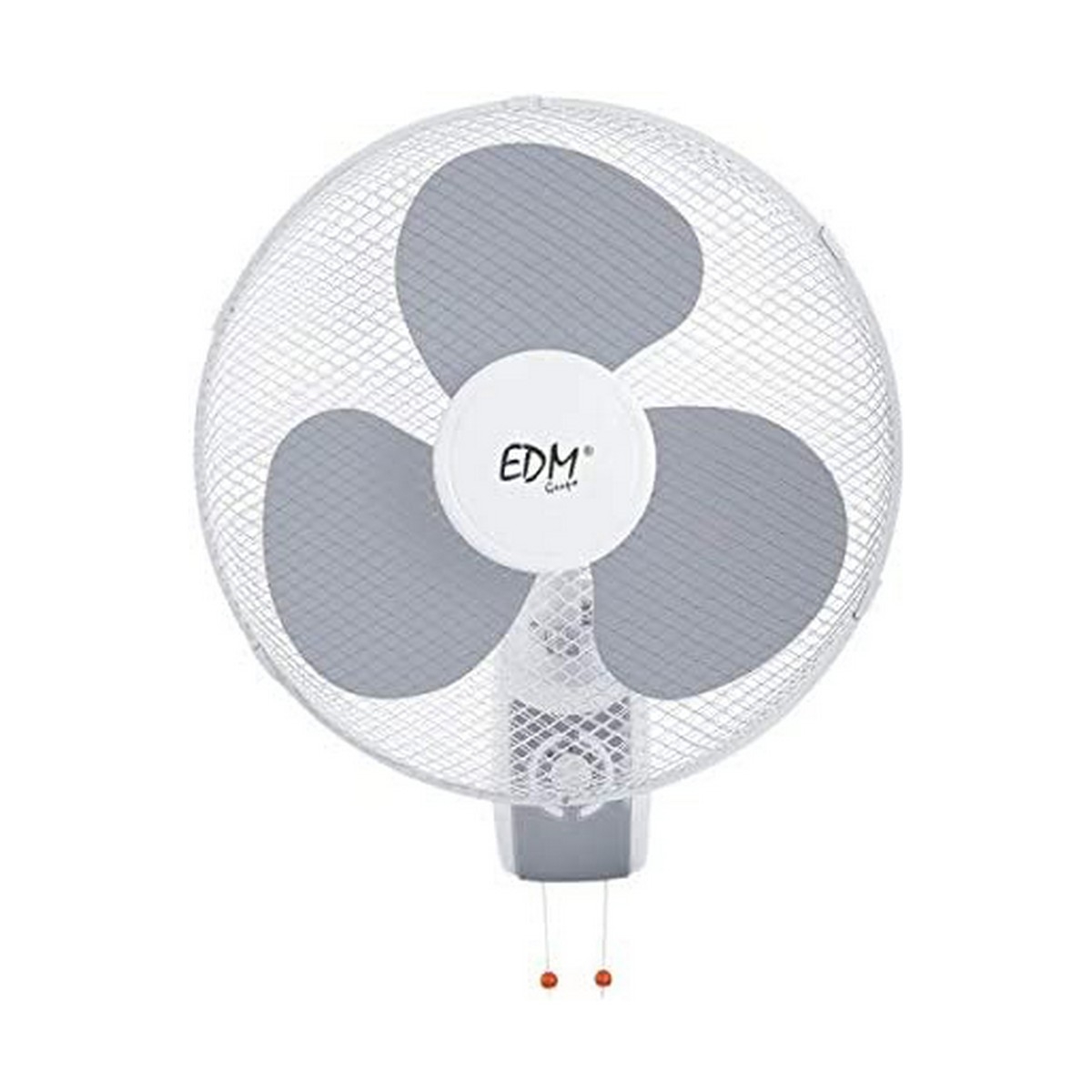 Ventilador de Pared Edm Gris Blanco 45 W