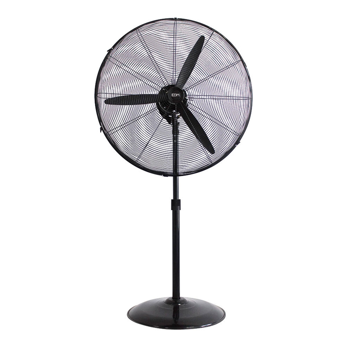 Ventilador de Pie Edm Industrial Negro 180 W