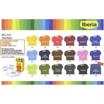 Iberia Tinte Para Ropa - Rojo